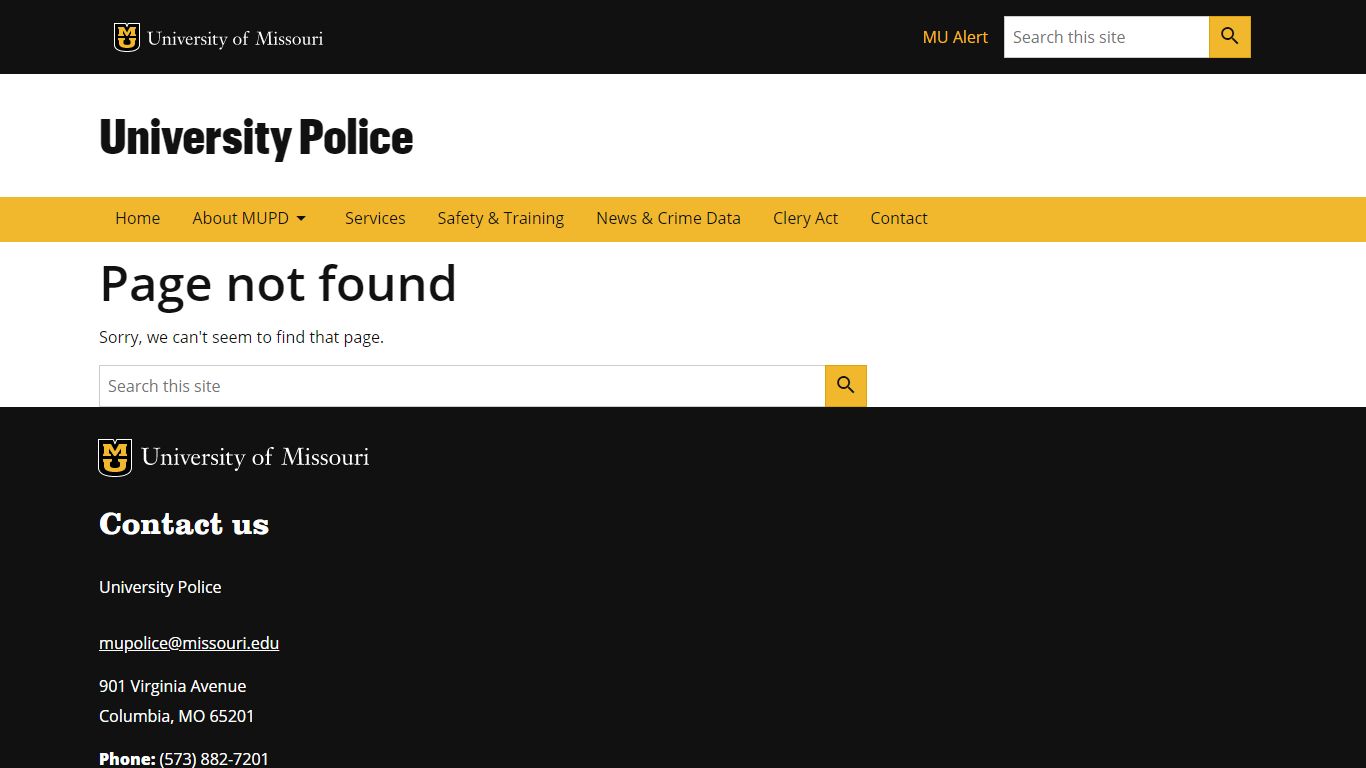 Records | University of Missouri - Columbia Police Department
